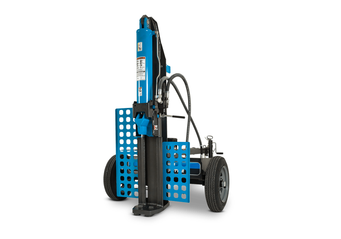 BushRanger 30 Ton Log Splitter - Larger Wheel Hubs and Wheels Larger Log Cradle